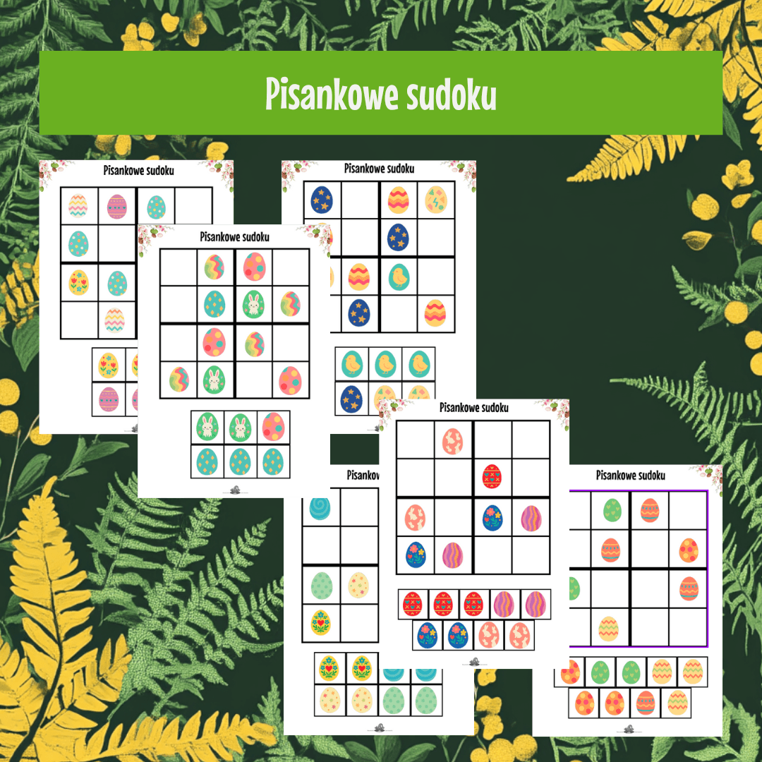 Wielkanoc - pisankowe sudoku