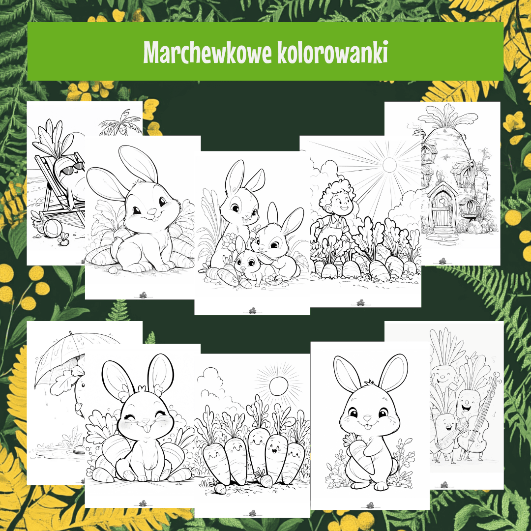 Dzień Marchewki - kolorowanki