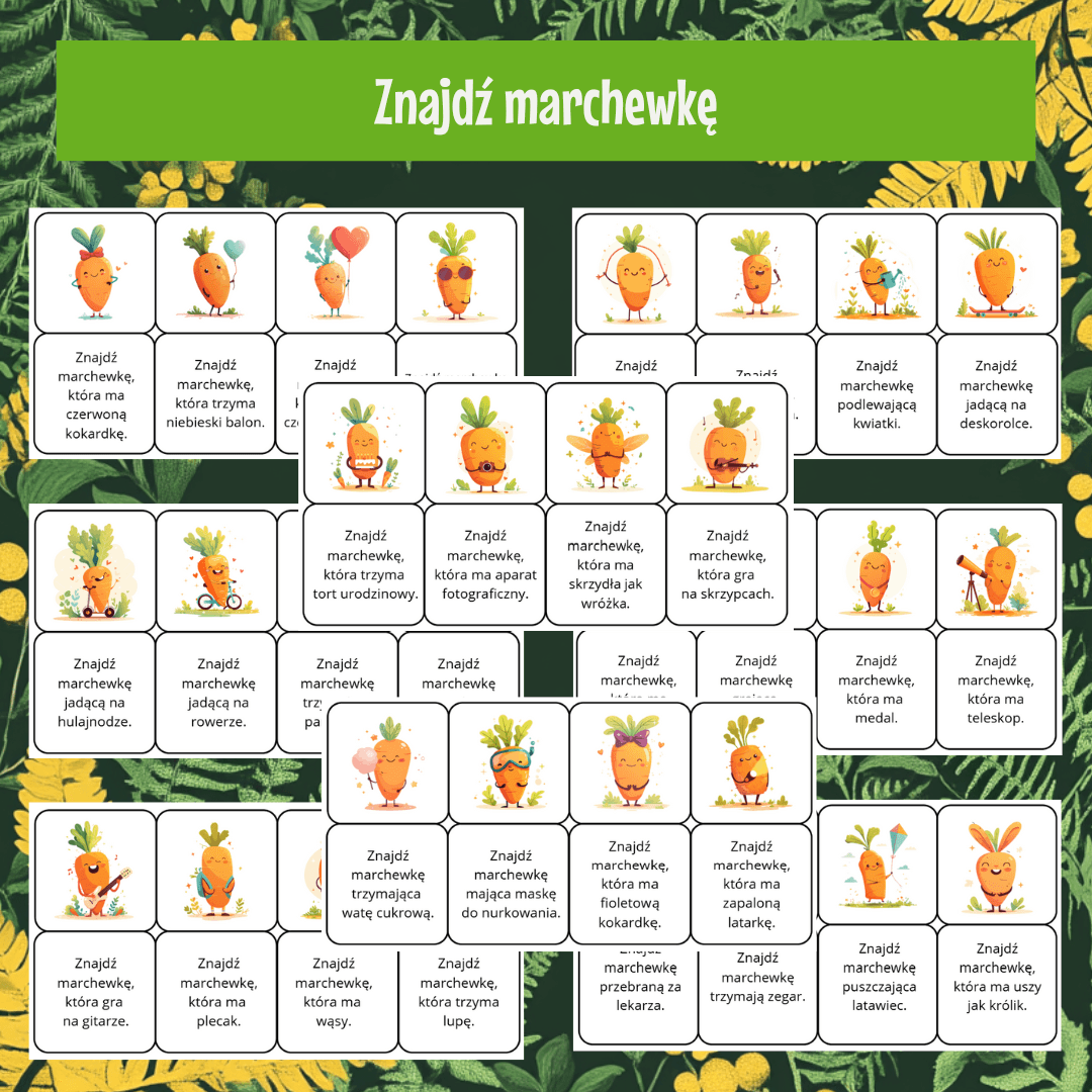 Dzień Marchewki - znajdź marchewkę