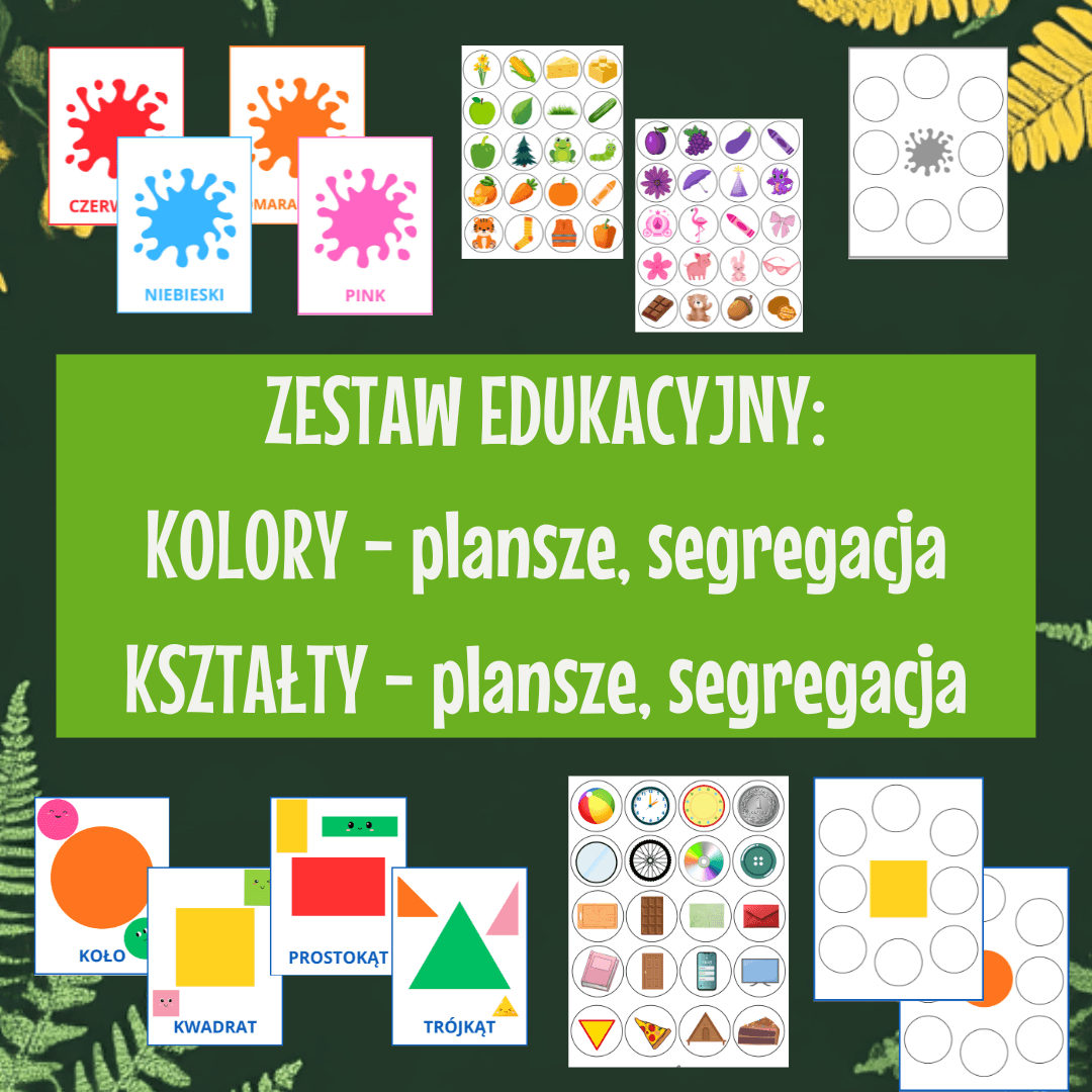 Zestaw edukacyjny „Kolory” + „Kształty”